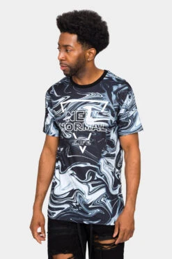 New Normal Marble T-Shirt -Victorious 0000 TS7398 BLK 1