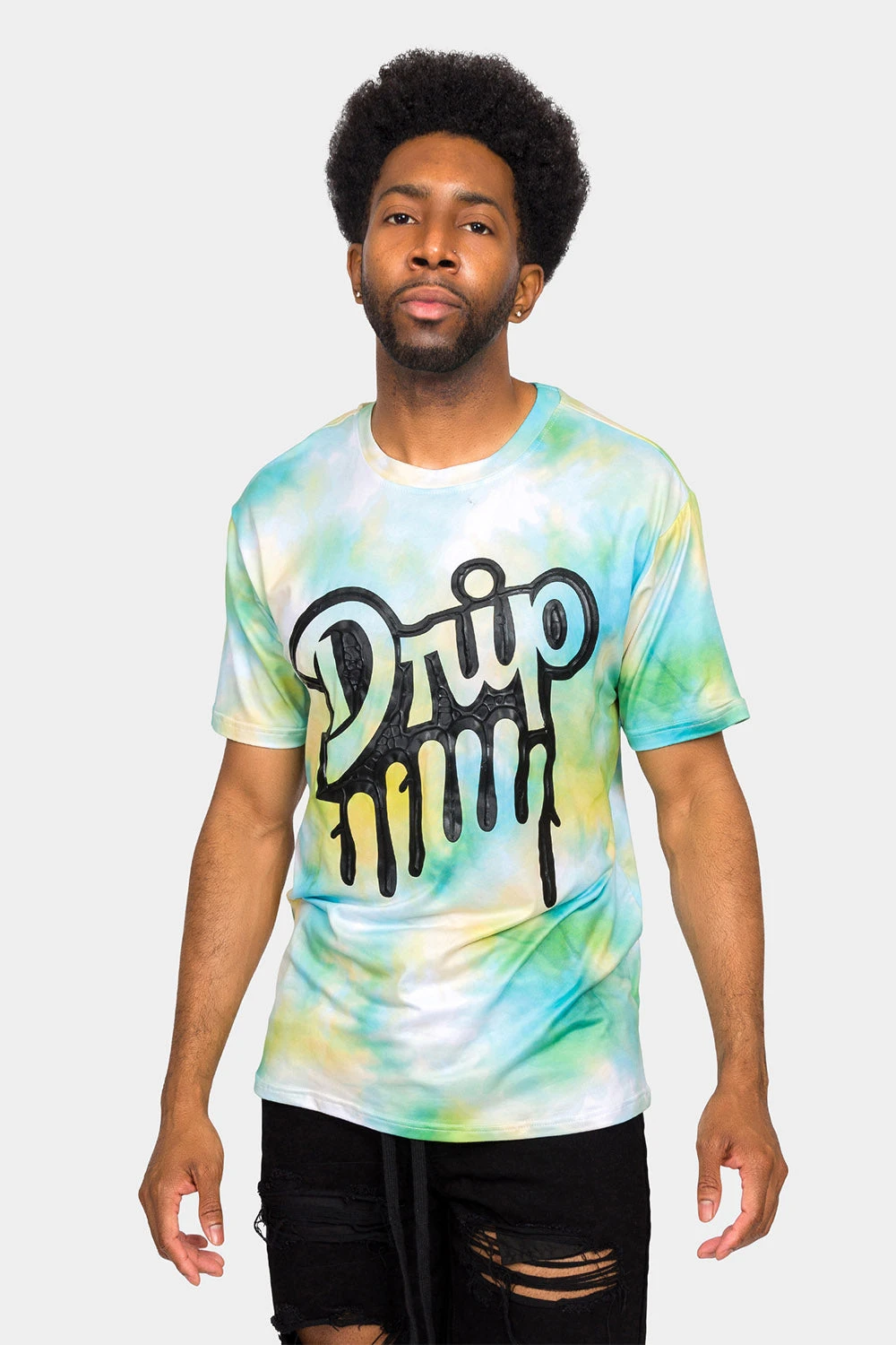 Haze Tie Dye Drip T-Shirt 2 Haze Tie Dye Drip T-Shirt - Image 2