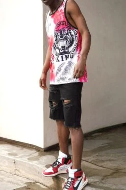 Men's Multicolor King Tiger Tank Top -Victorious 0000s 0003 TT100 KOIFISH 4