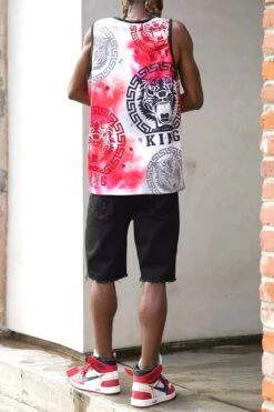 Men's Multicolor King Tiger Tank Top -Victorious 0000s 0004 TT100 KOIFISH 5