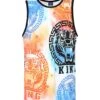 Men's Multicolor King Tiger Tank Top