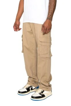 Men's Baggy Relaxed Fit Multiple Pocket Cargo Pants 15 Men's Baggy Relaxed Fit Multiple Pocket Cargo Pants -Victorious 0002 DL1479 KHAKI 3