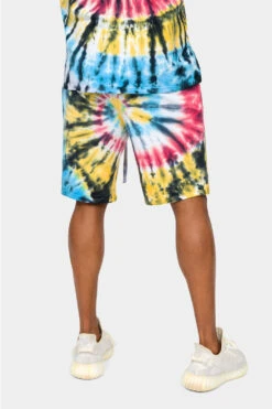 Swirl Tie Dye Cotton Shorts 7 Swirl Tie Dye Cotton Shorts -Victorious 0002 JS57 MTI 3