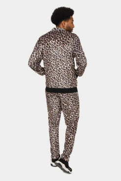 Leopard Velvet Velour Track Suit 10 Leopard Velvet Velour Track Suit -Victorious 0002 ST862 BRN 3