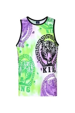 Men's Multicolor King Tiger Tank Top -Victorious 0002s 0000 TT100 MINT 1