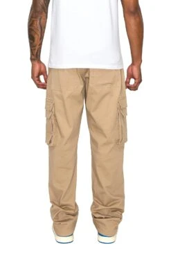 Men's Baggy Relaxed Fit Multiple Pocket Cargo Pants 17 Men's Baggy Relaxed Fit Multiple Pocket Cargo Pants -Victorious 0003 DL1479 KHAKI 4
