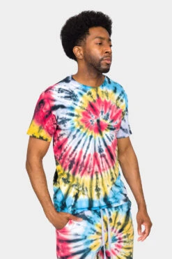 Swirl Tie Dye Cotton Shirt -Victorious 0003 TS7417 MTI 4