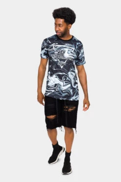 New Normal Marble T-Shirt -Victorious 0004 TS7398 BLK 5