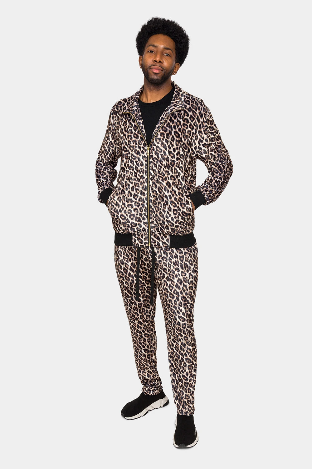 Leopard Velvet Velour Track Suit 7 Leopard Velvet Velour Track Suit - Image 7