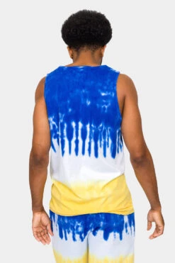 Colorblock Tie Dye Cotton Tank Top 17 Colorblock Tie Dye Cotton Tank Top -Victorious 0007 TT86 ROG 3