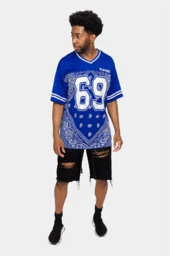 Bandana Paisley 69 Football Jersey 35 Bandana Paisley 69 Football Jersey -Victorious 0014 FJ69 RBL 5