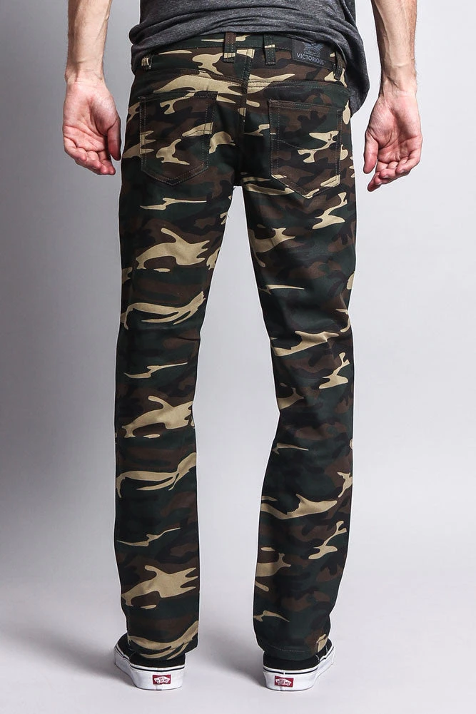 Men's Camo Slim Fit Pants 8 Men's Camo Slim Fit Pants - Image 8