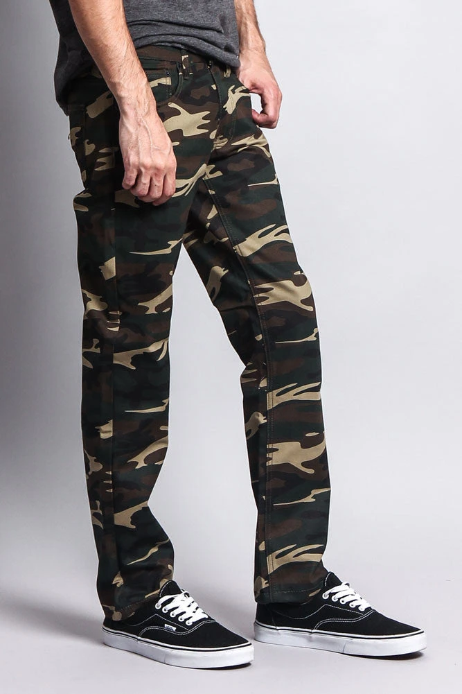 Men's Camo Slim Fit Pants 9 Men's Camo Slim Fit Pants - Image 9