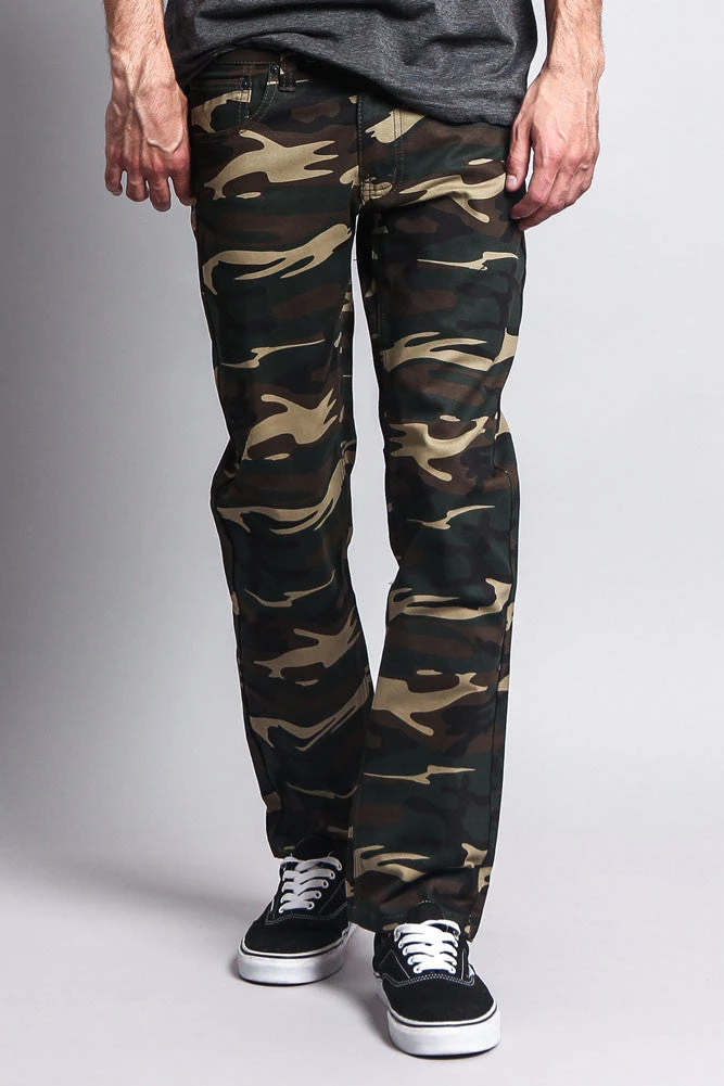 Men's Camo Slim Fit Pants 10 Men's Camo Slim Fit Pants - Image 10