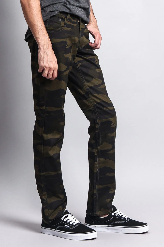 Men's Camo Slim Fit Pants 14 Men's Camo Slim Fit Pants - Image 14