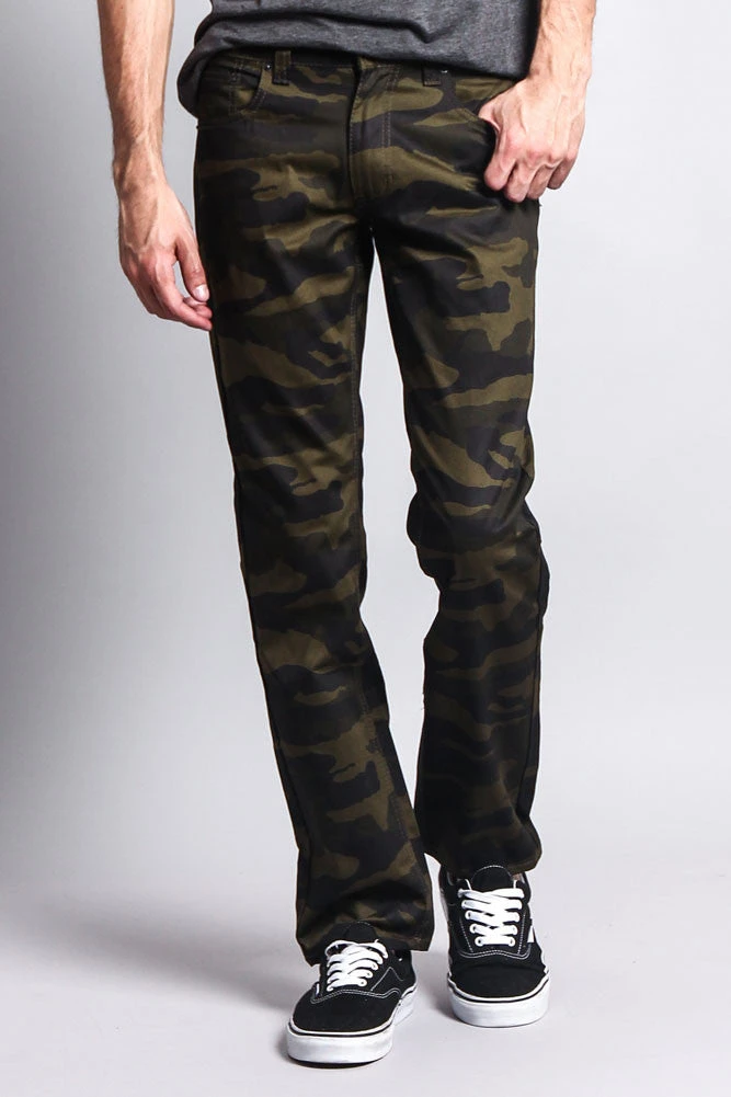 Men's Camo Slim Fit Pants 15 Men's Camo Slim Fit Pants - Image 15