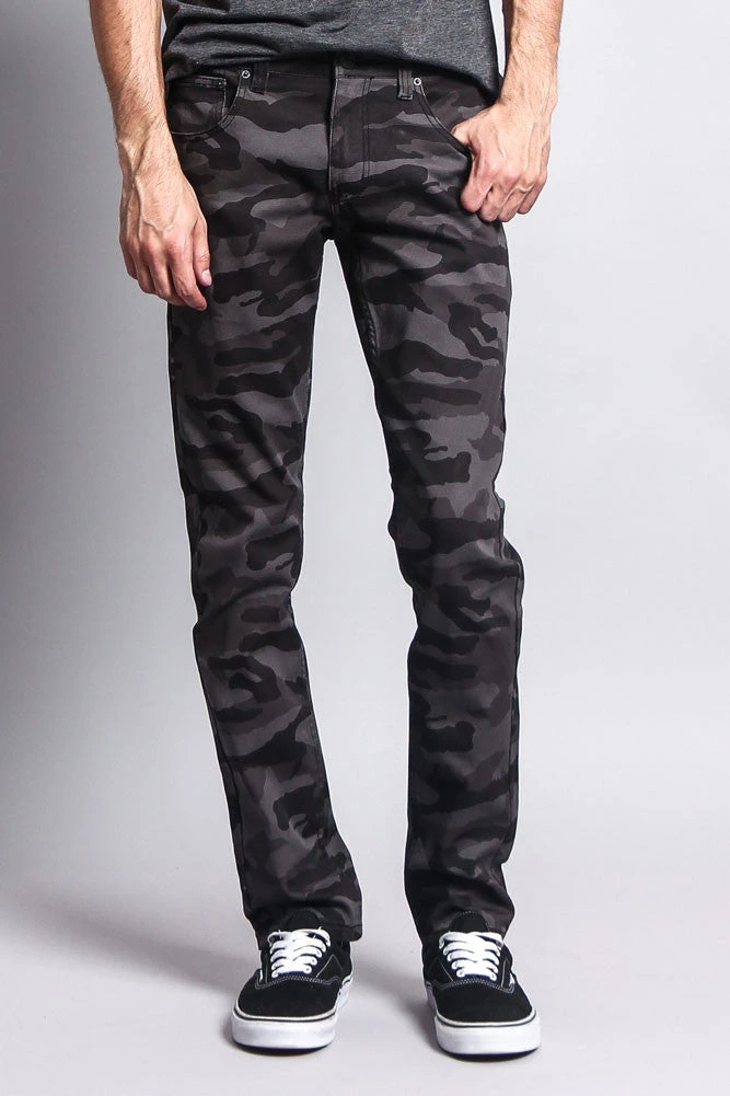 Men's Camo Skinny Jeans 3 Men's Camo Skinny Jeans - Image 3