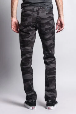 Men's Camo Skinny Jeans 23 Men's Camo Skinny Jeans -Victorious AR169 BLK 3