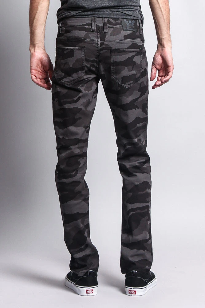 Men's Camo Skinny Jeans 5 Men's Camo Skinny Jeans - Image 5