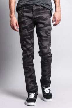 Men's Camo Skinny Jeans 25 Men's Camo Skinny Jeans -Victorious AR169 BLK 5