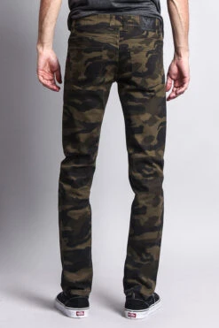 Men's Camo Skinny Jeans 31 Men's Camo Skinny Jeans -Victorious AR169 OLV 3