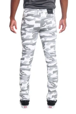 Men's Camo Skinny Jeans 36 Men's Camo Skinny Jeans -Victorious AR169 WHT 3