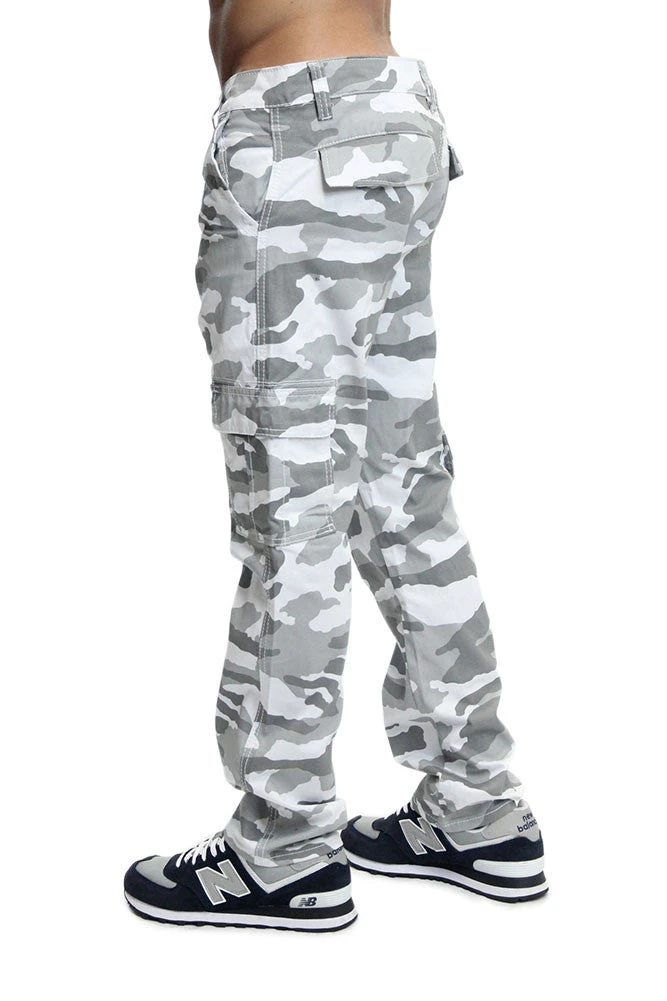 Men's Camo Cargo Slim Fit Pants 17 Men's Camo Cargo Slim Fit Pants - Image 17