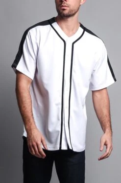 Men's Two Tone Baseball Jersey -Victorious BJ38 WTB 5
