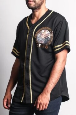 King Tiger Baseball Jersey -Victorious BJ39 BLK 2