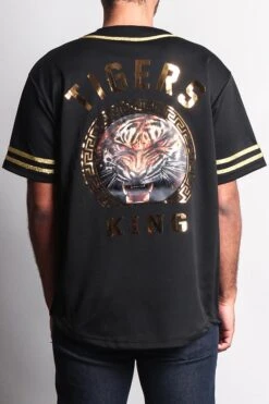 King Tiger Baseball Jersey -Victorious BJ39 BLK 3