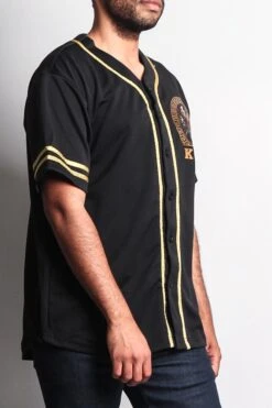 King Tiger Baseball Jersey -Victorious BJ39 BLK 4