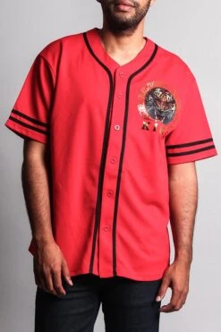 King Tiger Baseball Jersey -Victorious BJ39 RED 1
