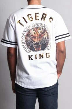 King Tiger Baseball Jersey -Victorious BJ39 WHT 3