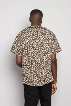 Leopard Print Baseball Jersey 8 Leopard Print Baseball Jersey -Victorious BJ45 BLP 3