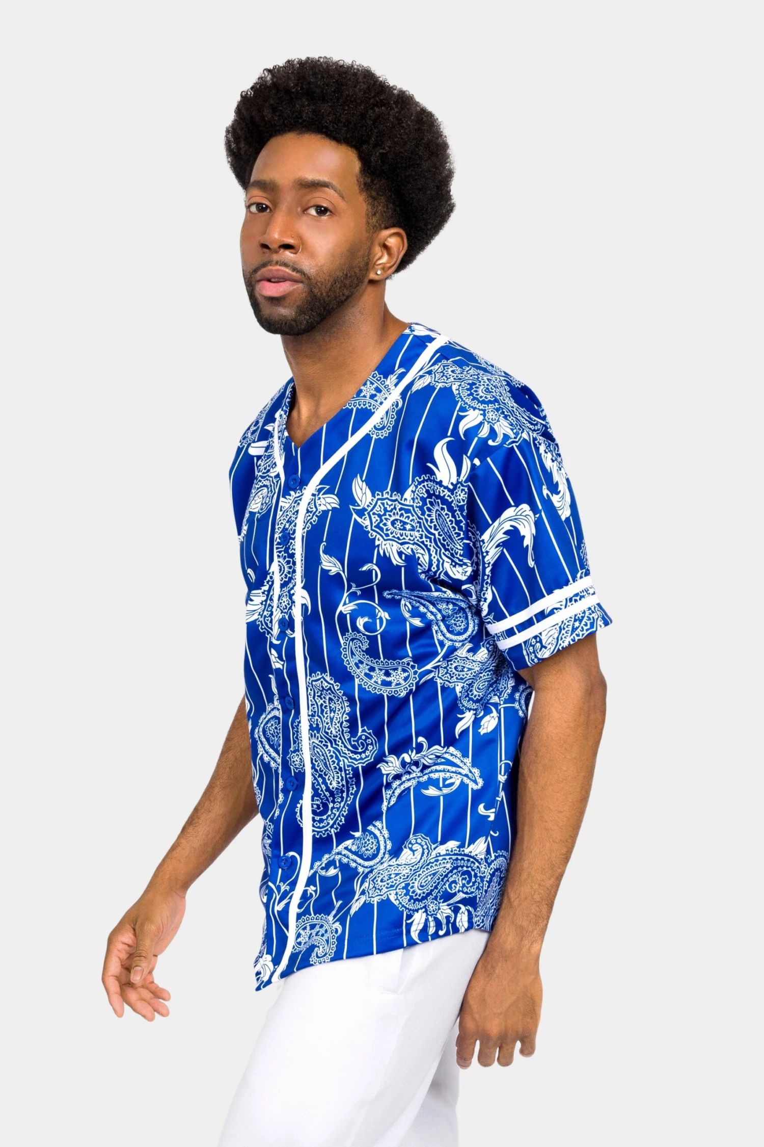 Essential Pinstripe Bandana Paisley Baseball Jersey 7 Essential Pinstripe Bandana Paisley Baseball Jersey - Image 7