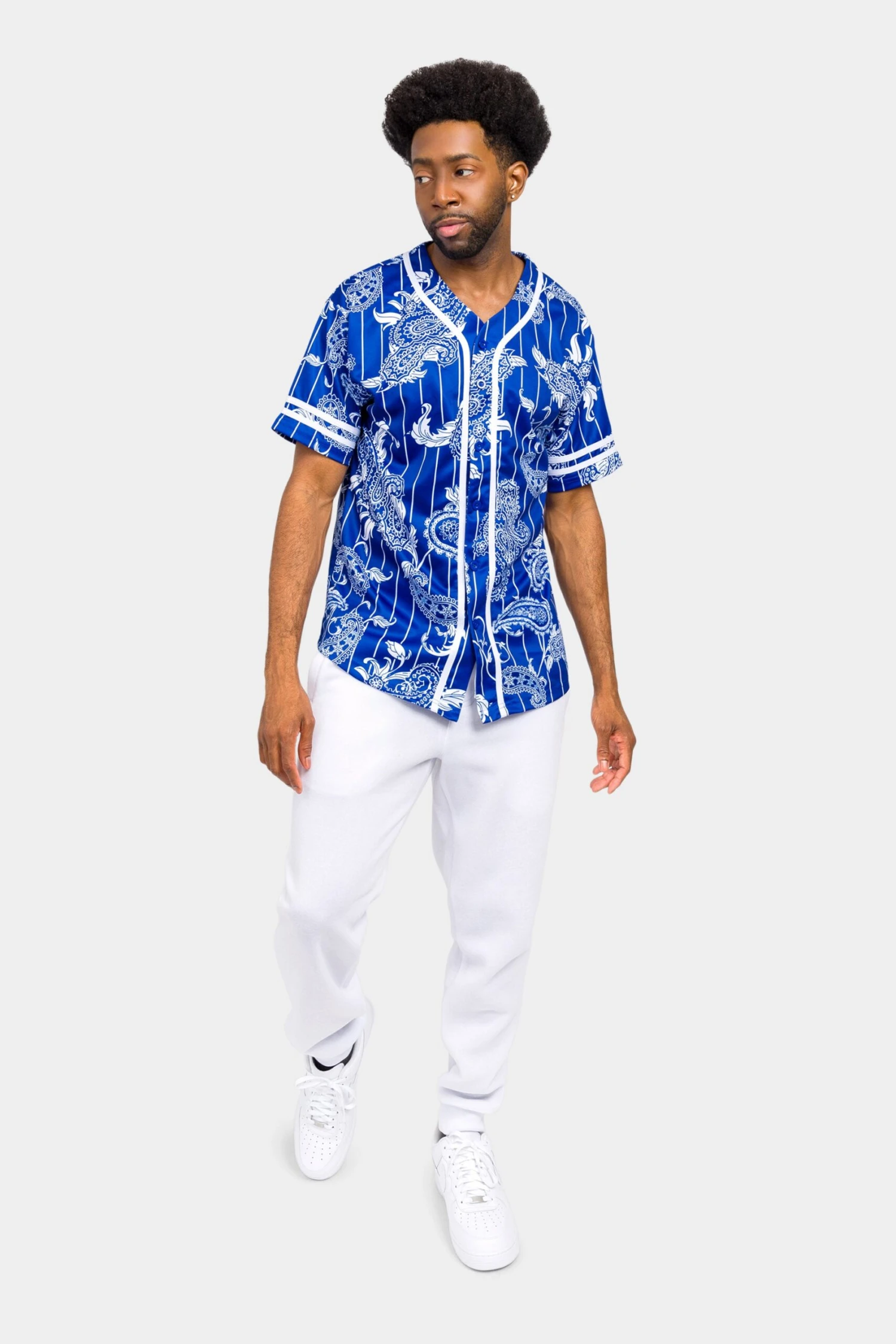 Essential Pinstripe Bandana Paisley Baseball Jersey 10 Essential Pinstripe Bandana Paisley Baseball Jersey - Image 10