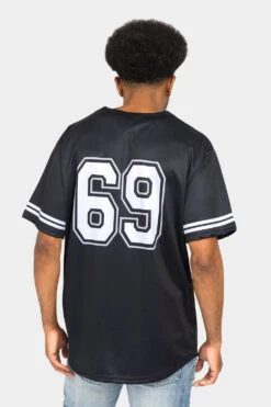 Playerz 69 Baseball Jersey -Victorious BJ69 BLK 3
