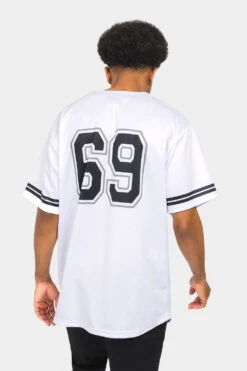 Playerz 69 Baseball Jersey -Victorious BJ69 WHT 3