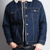 Faux Shearling Denim Jacket