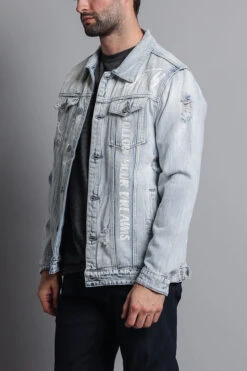 Scribbled Denim Jacket -Victorious DK107 LTI 2