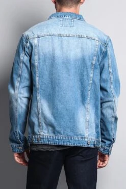 Premium Distressed Denim Jacket -Victorious DK125 IND 3