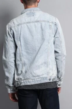 Premium Distressed Denim Jacket -Victorious DK125 LTI 3