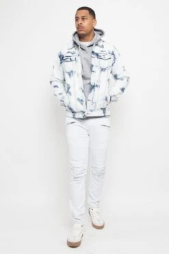 Bleached Denim Jacket -Victorious DK157 CLD 5