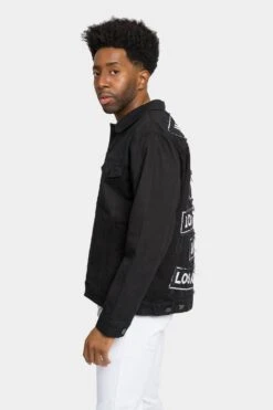 World Tour Colored Denim Jacket 23 World Tour Colored Denim Jacket -Victorious DK192 BLK 2