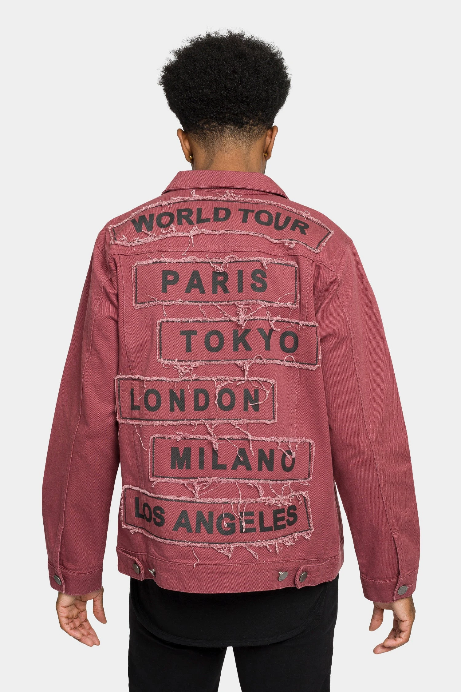 World Tour Colored Denim Jacket 8 World Tour Colored Denim Jacket - Image 8