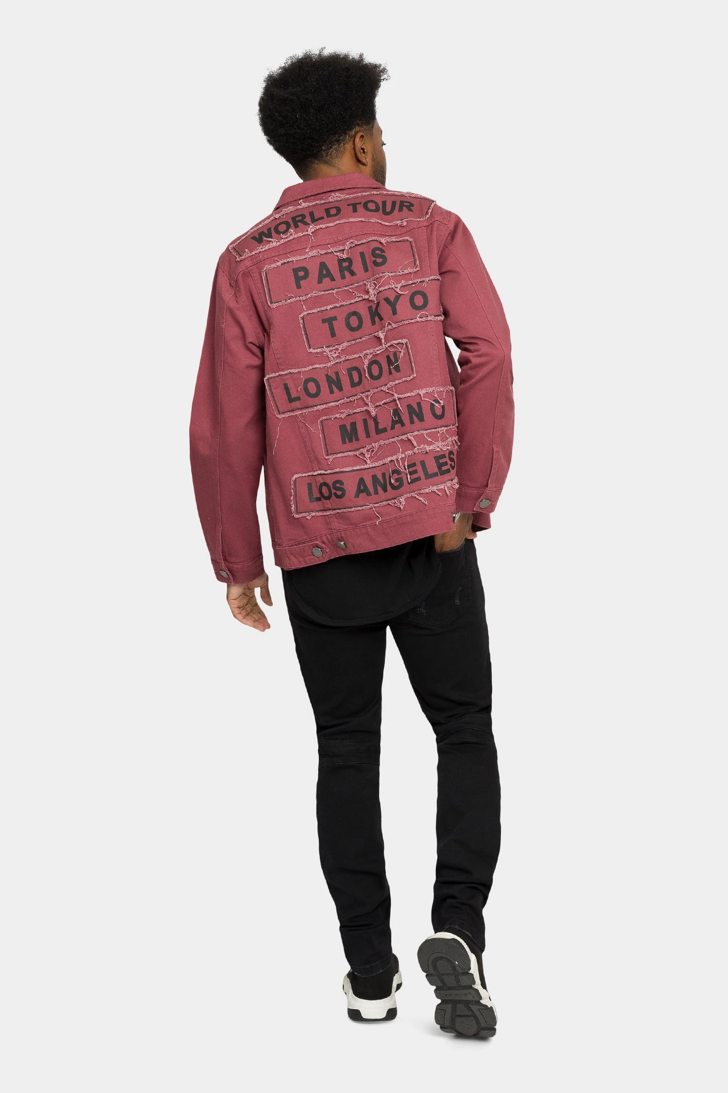 World Tour Colored Denim Jacket 12 World Tour Colored Denim Jacket - Image 12