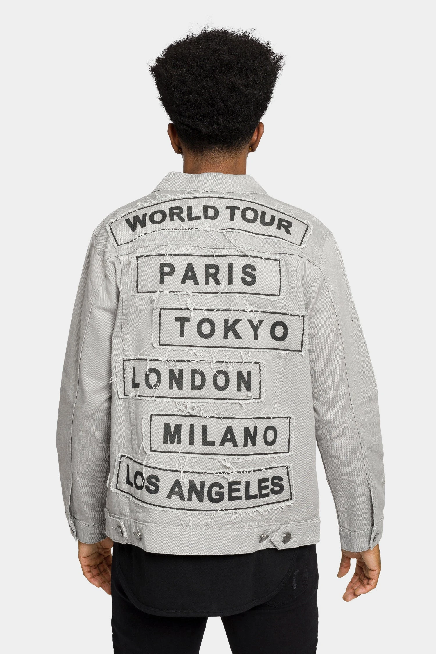 World Tour Colored Denim Jacket 14 World Tour Colored Denim Jacket - Image 14