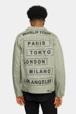 World Tour Colored Denim Jacket 39 World Tour Colored Denim Jacket -Victorious DK192 JAD 3