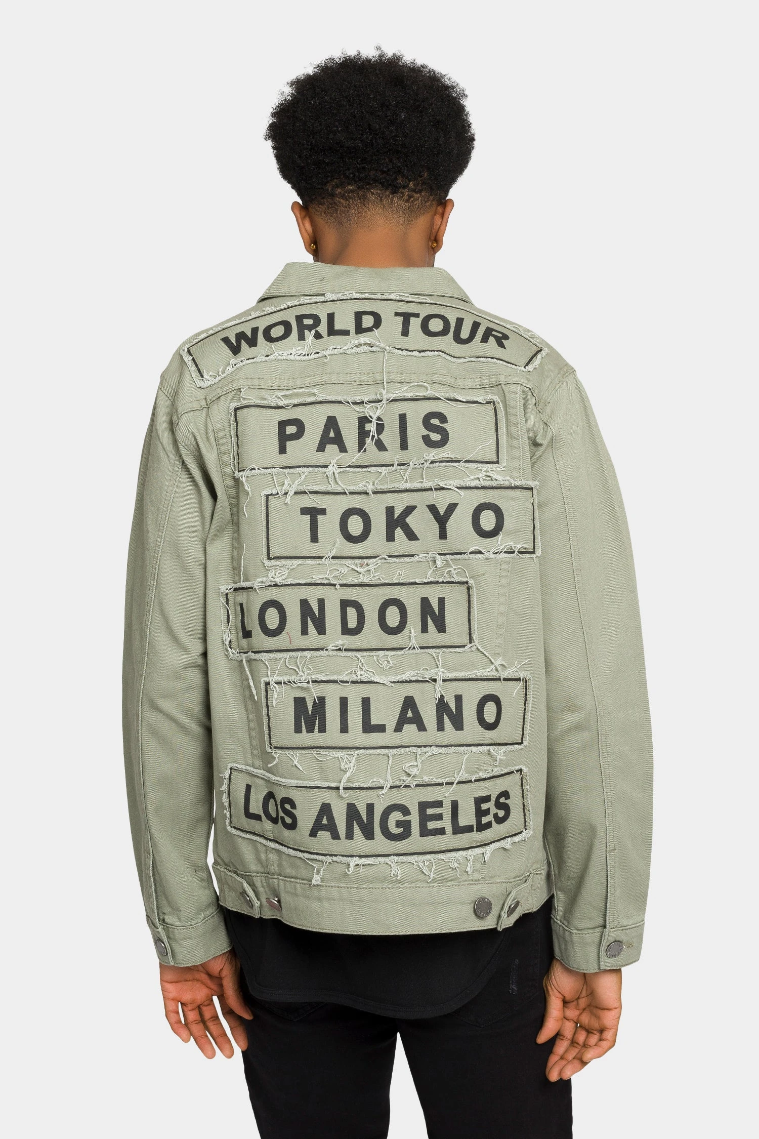 World Tour Colored Denim Jacket 20 World Tour Colored Denim Jacket - Image 20