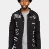 Who I Am Button Down Denim Shirt Jacket